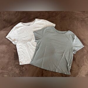 Old Navy Baby Tees Light Green and Grey